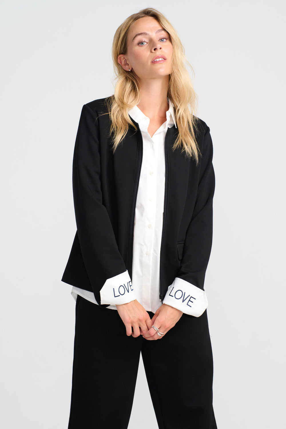 Kärlekströja - Vit / Midnattskärlek