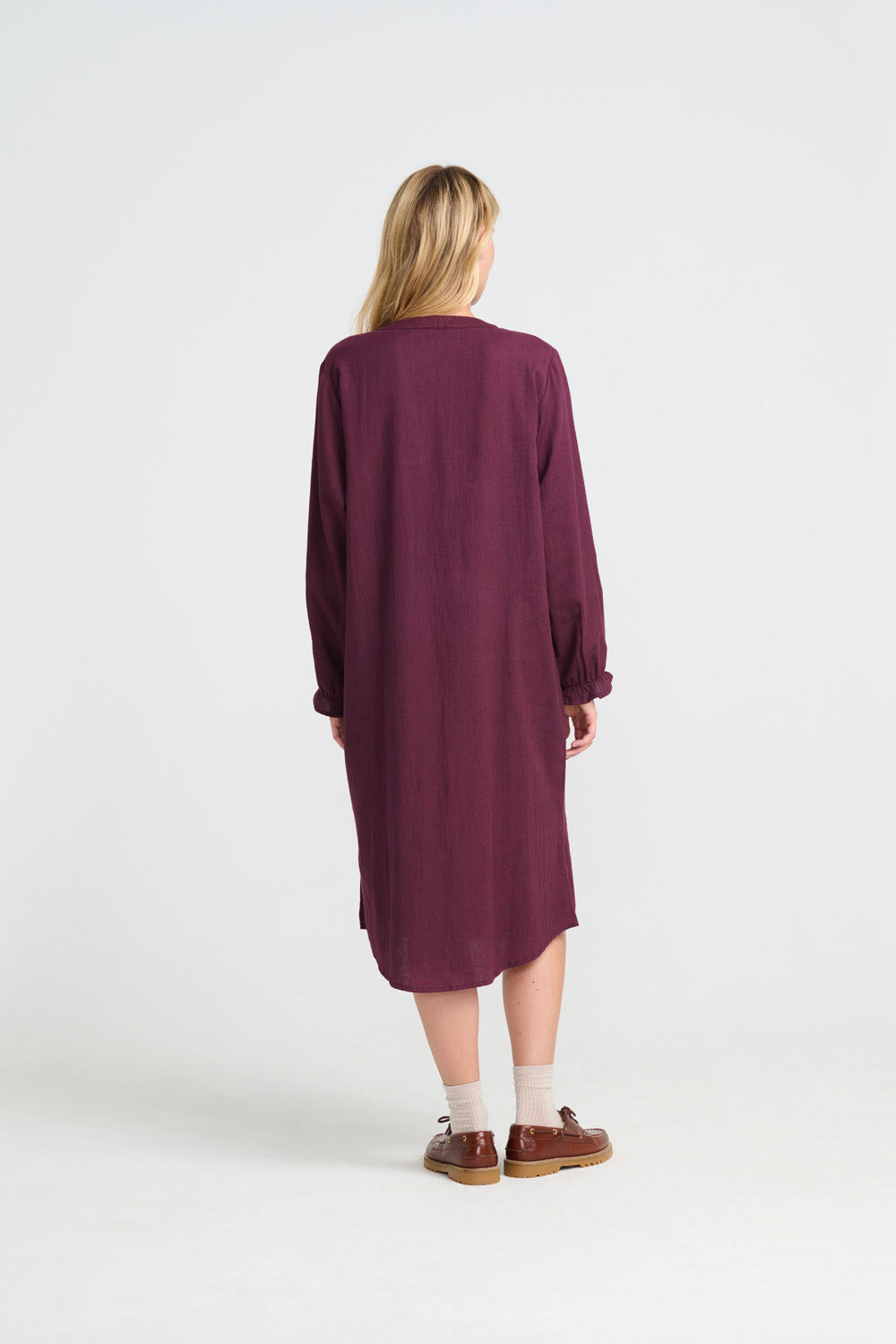 Irena Tunic Dress - Wine