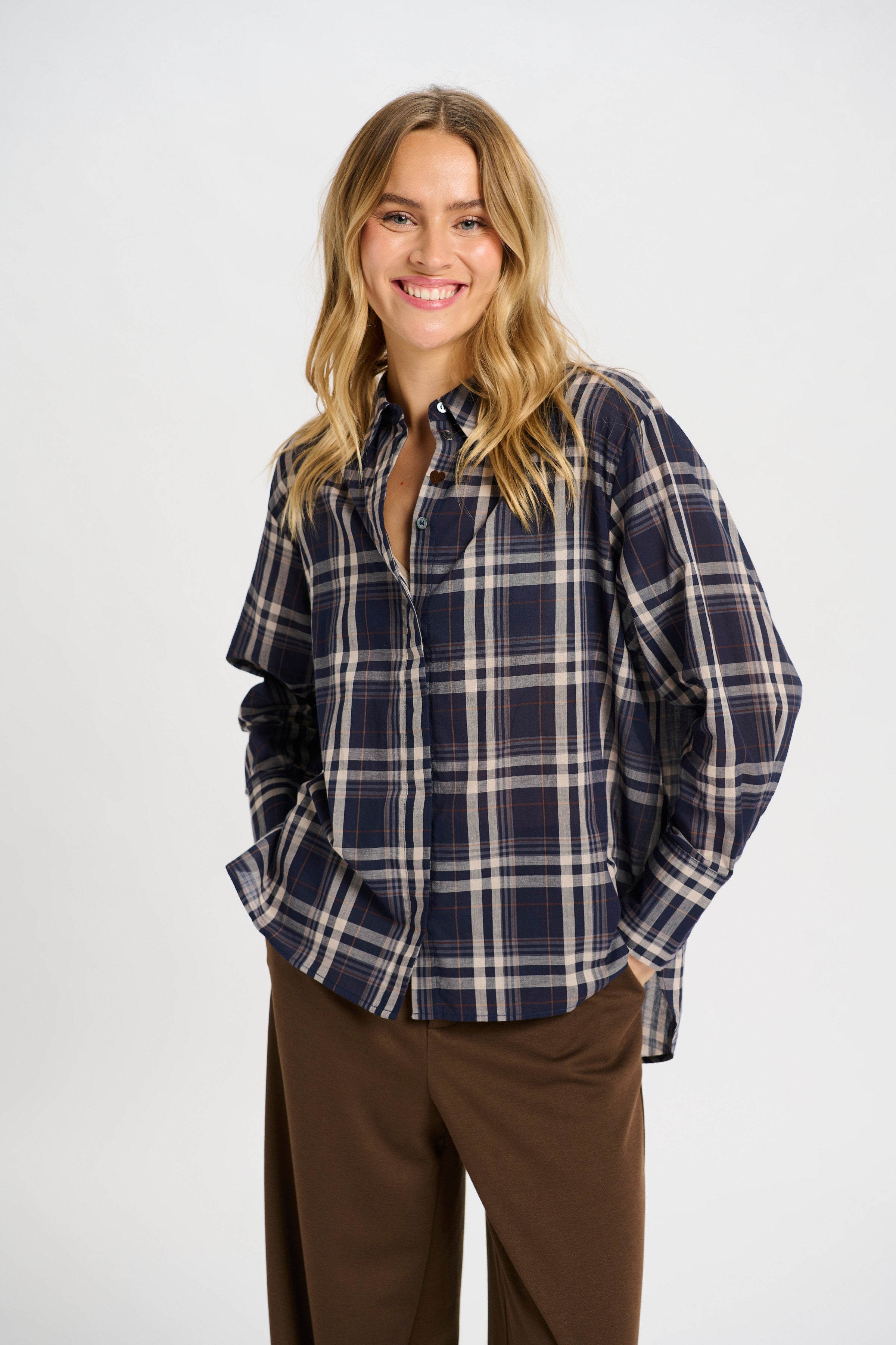 Marete Shirt - Blue Check