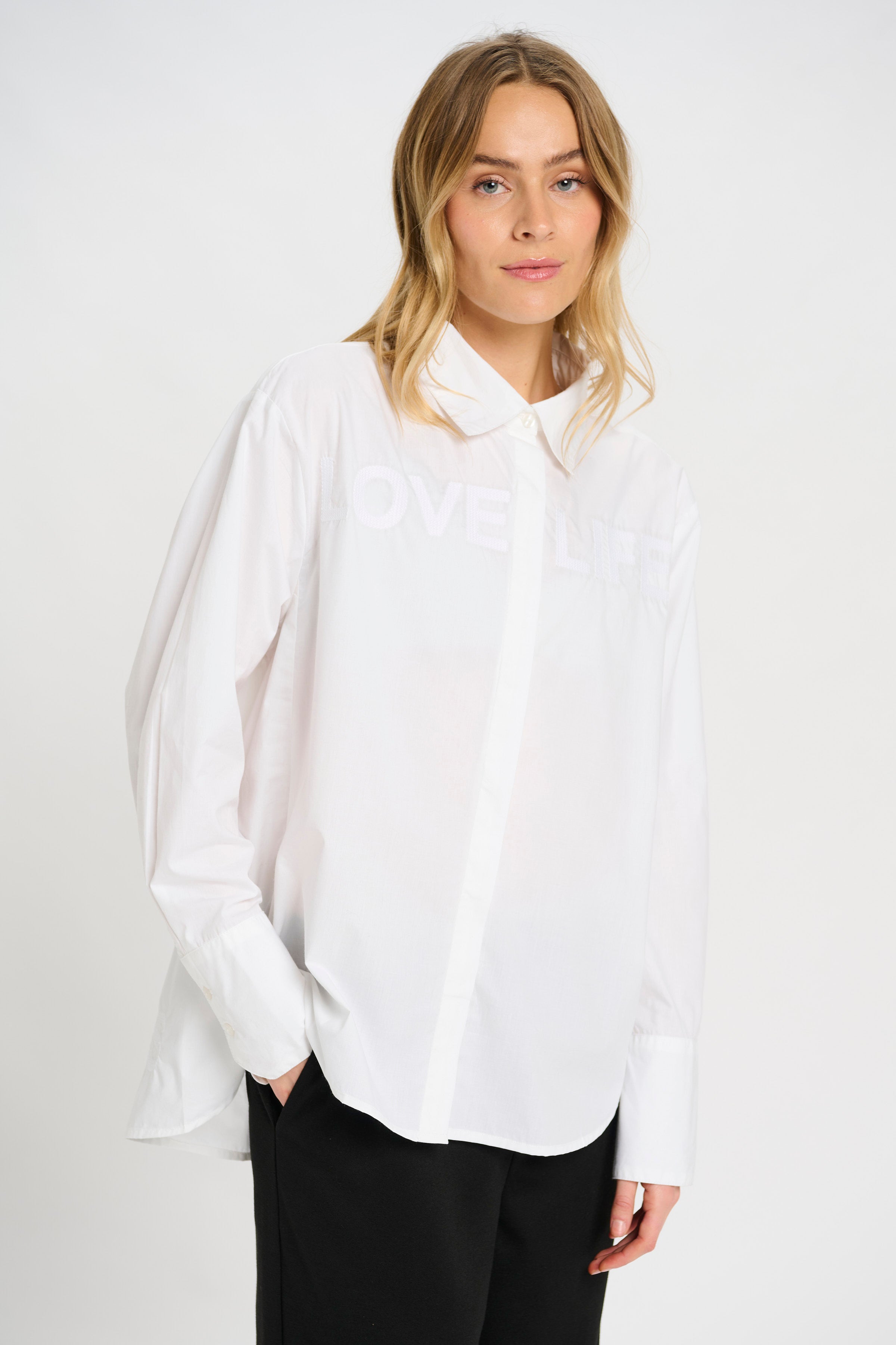 Letters Shirt - White