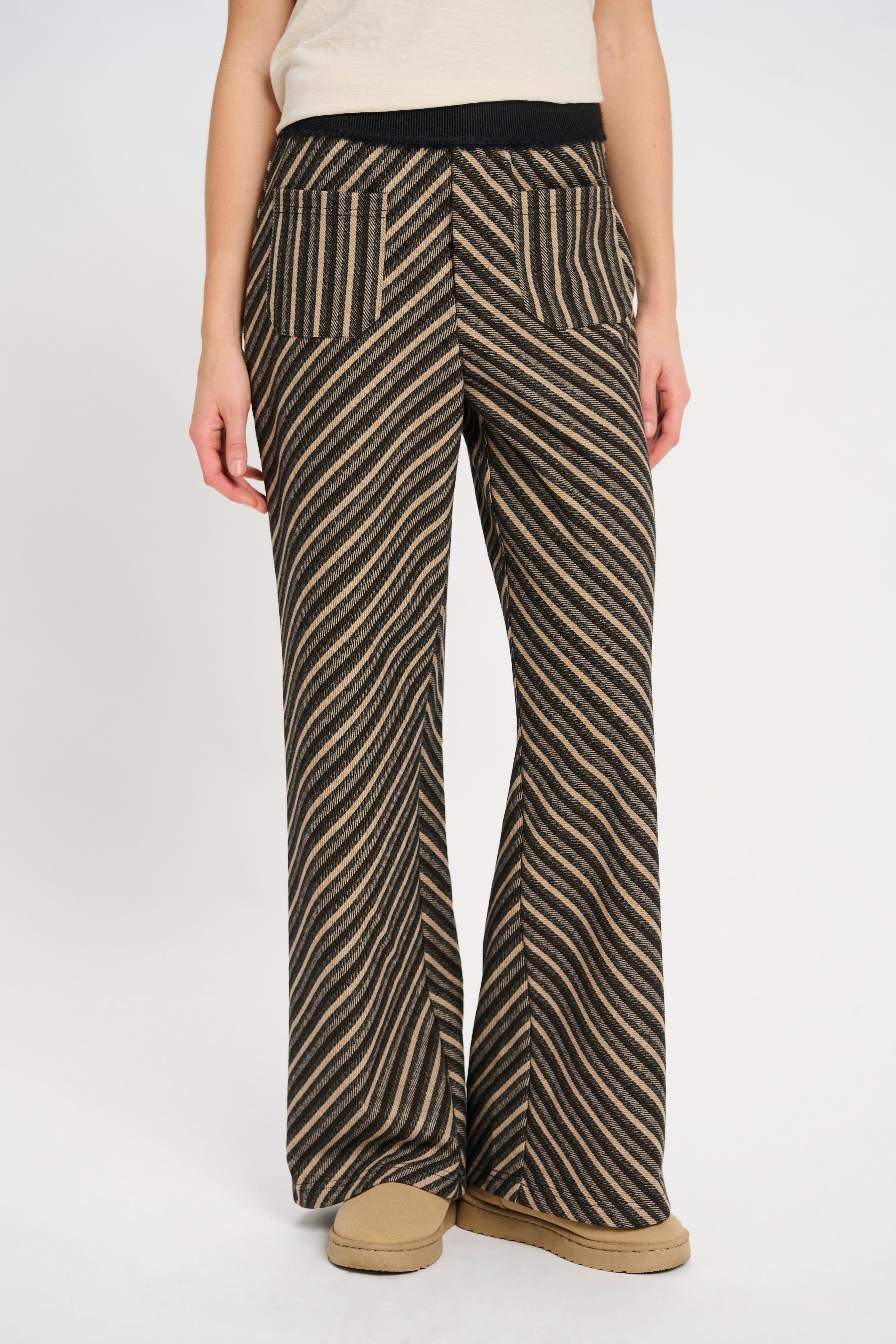 Kelly Pants - Choco Stripe