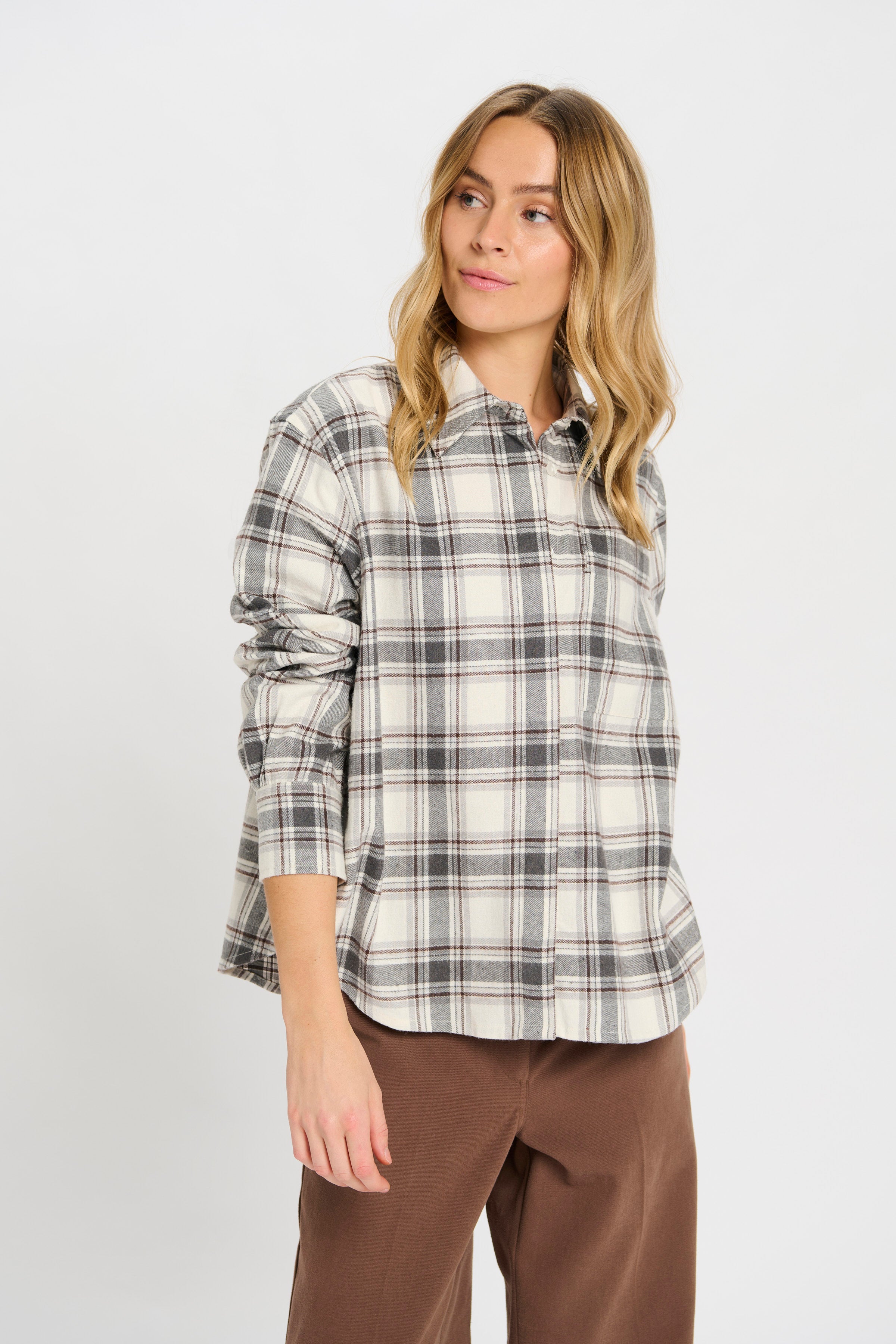 Check Shirt - Grey check