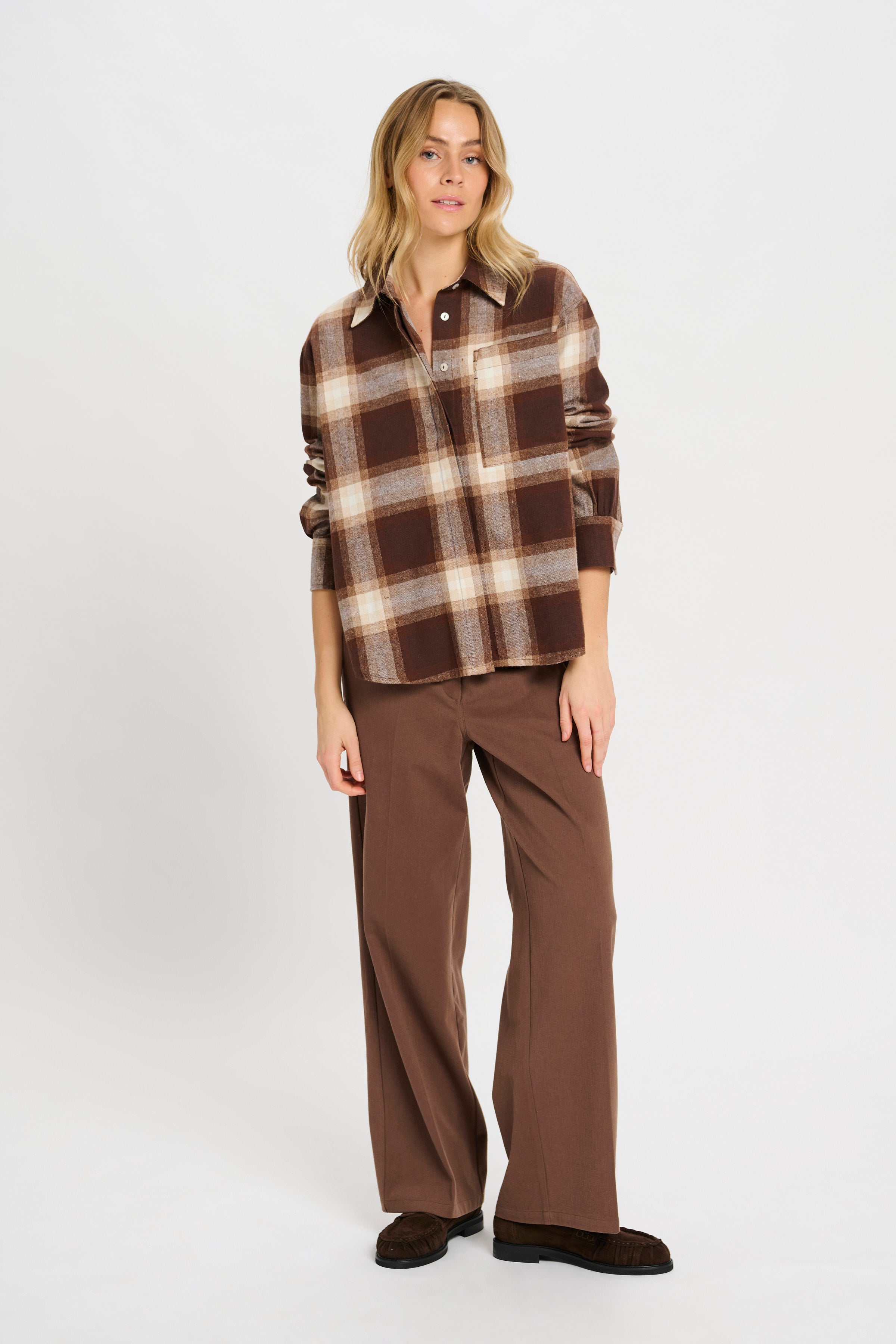 Check Shirt - Choco Check