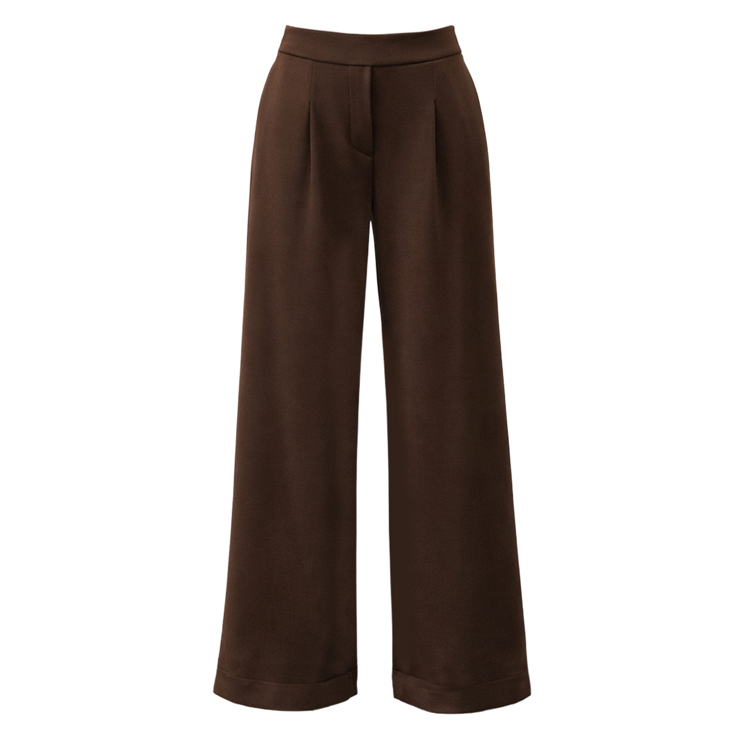 Costamani Alba Solid Pants Pants Choco