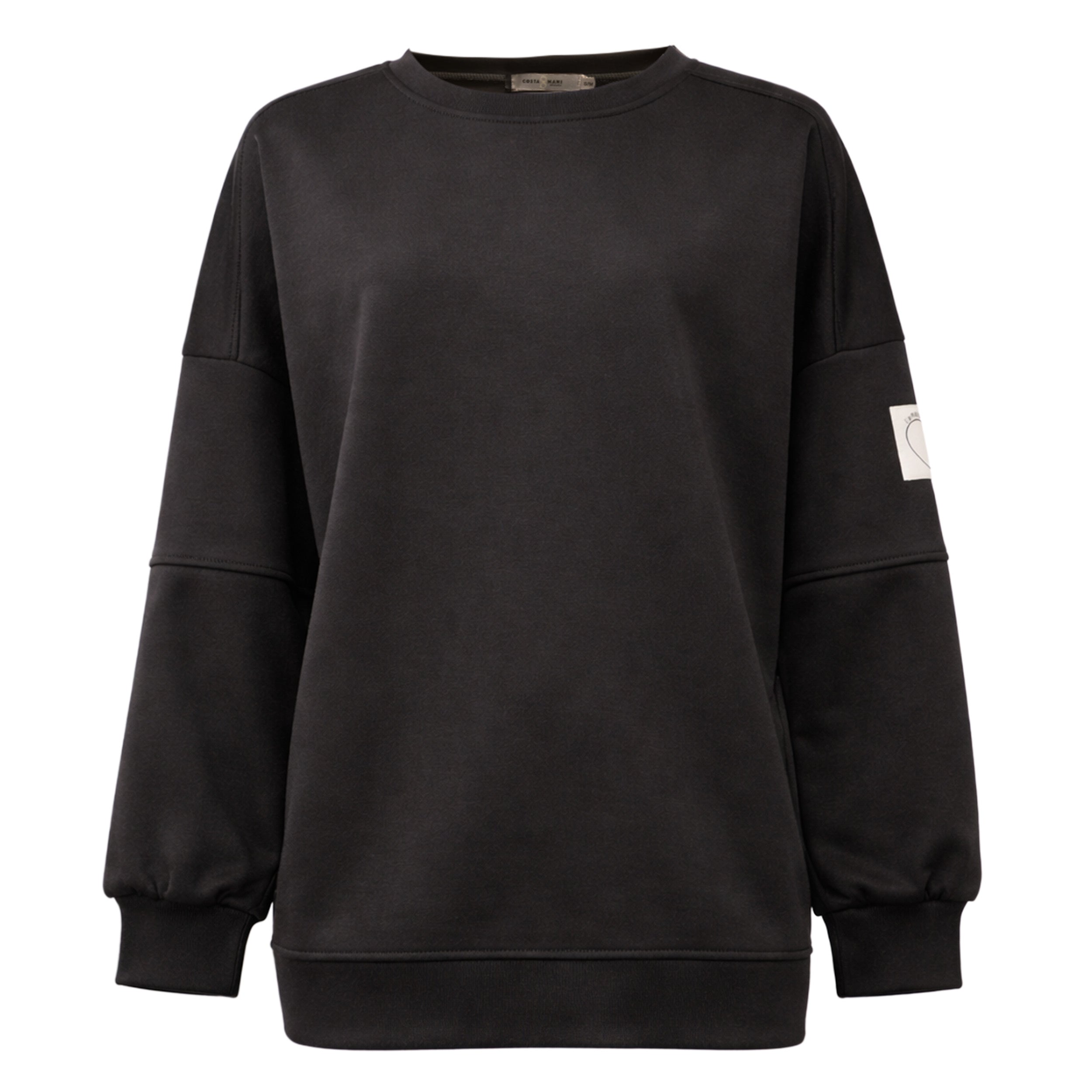 Costamani Alba Solid sweat Sweats Black