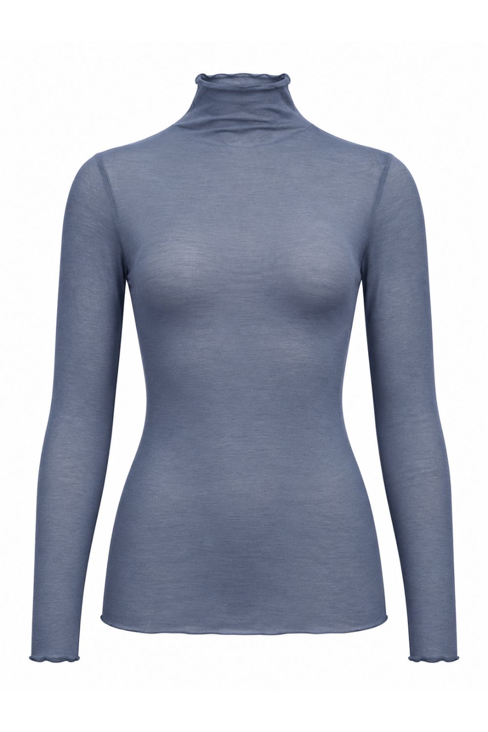 Costamani Allie Turtle Neck Blouse Blue