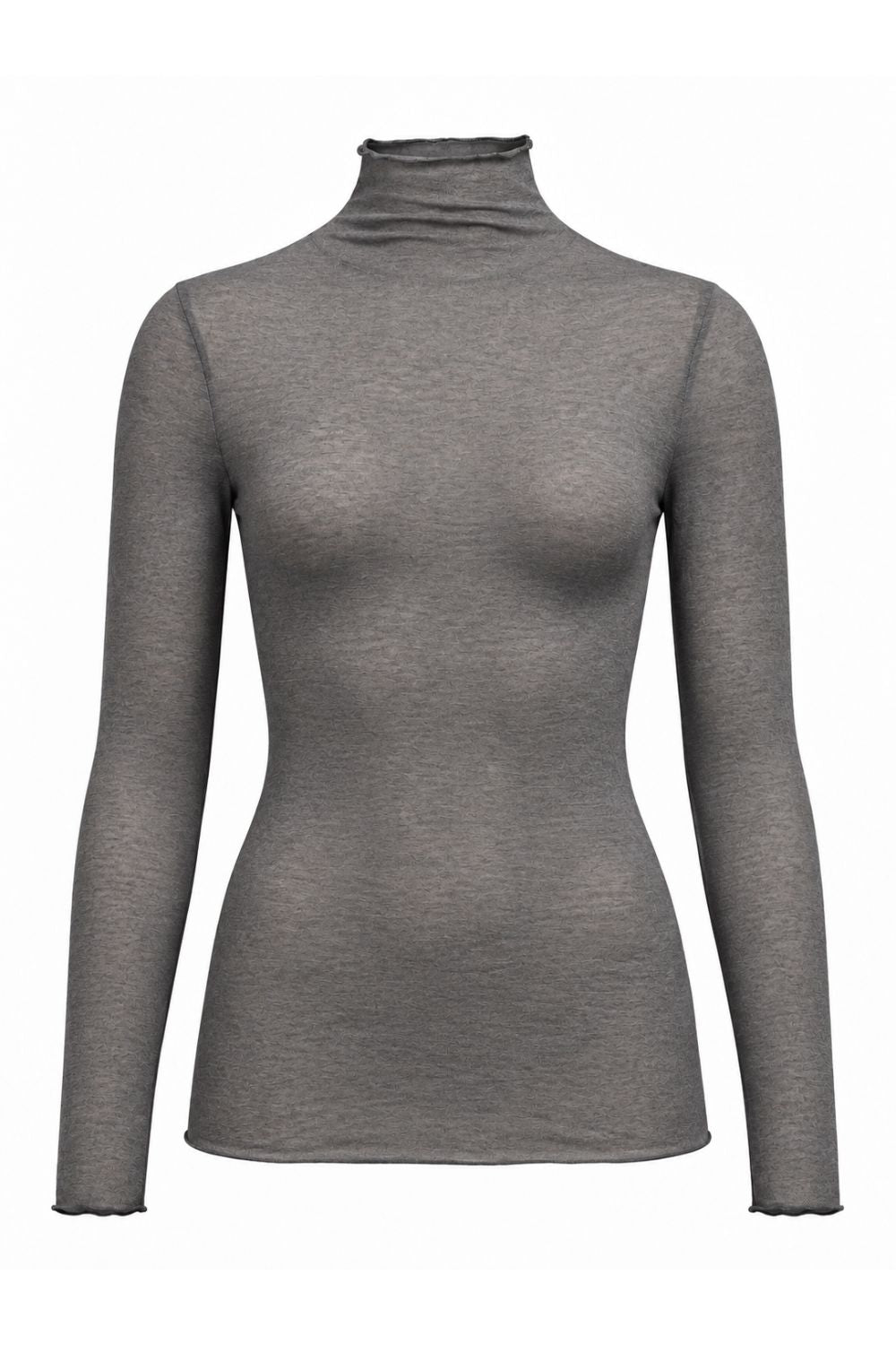Costamani Allie Turtle Neck Blouse Grey