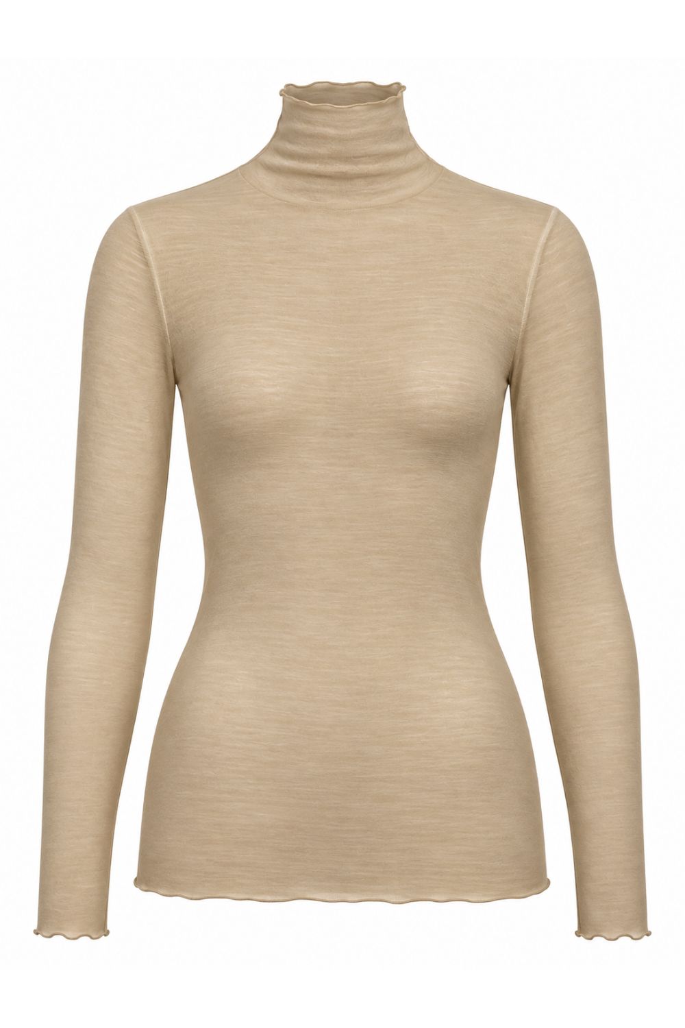 Costamani Allie Turtle Neck Blouse Sand