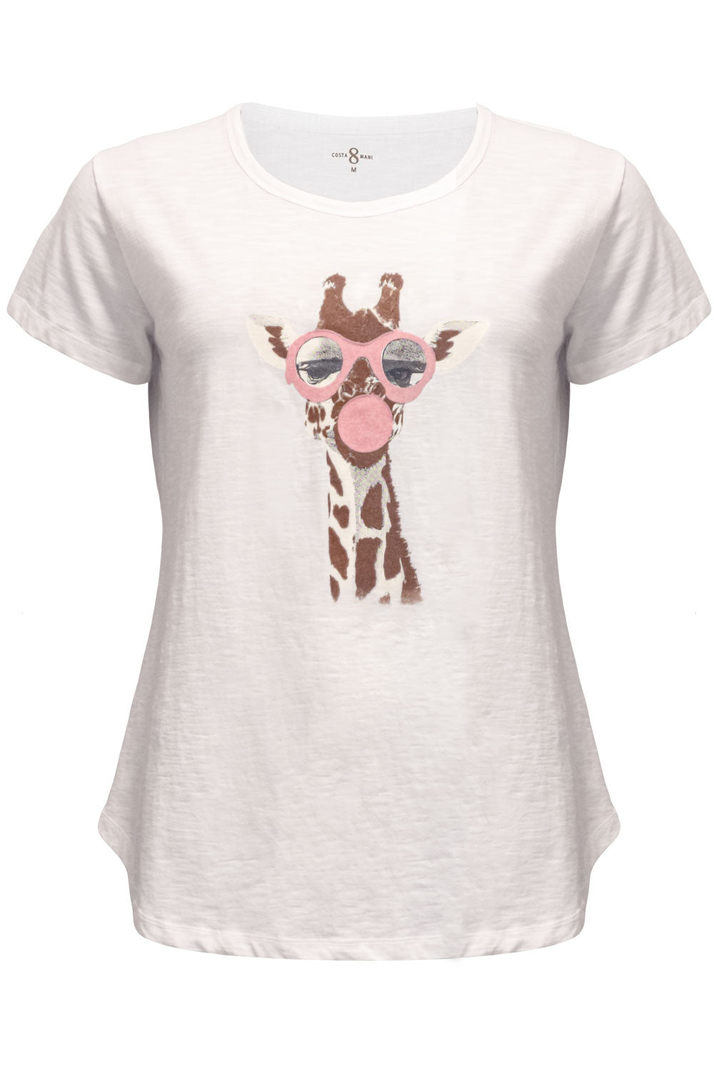 Costamani Animal Tee T-shirts Brown / Rose