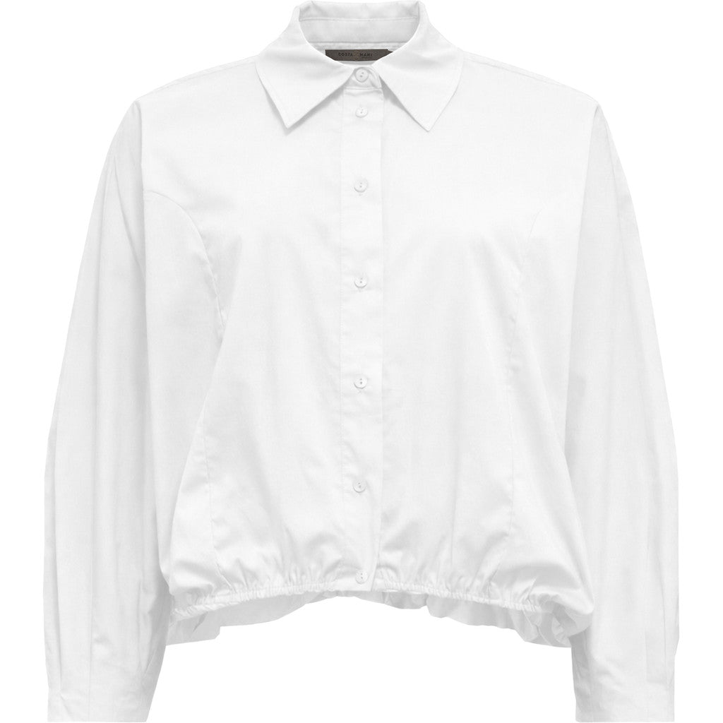 Costamani Balloon L/S Shirt Shirts White