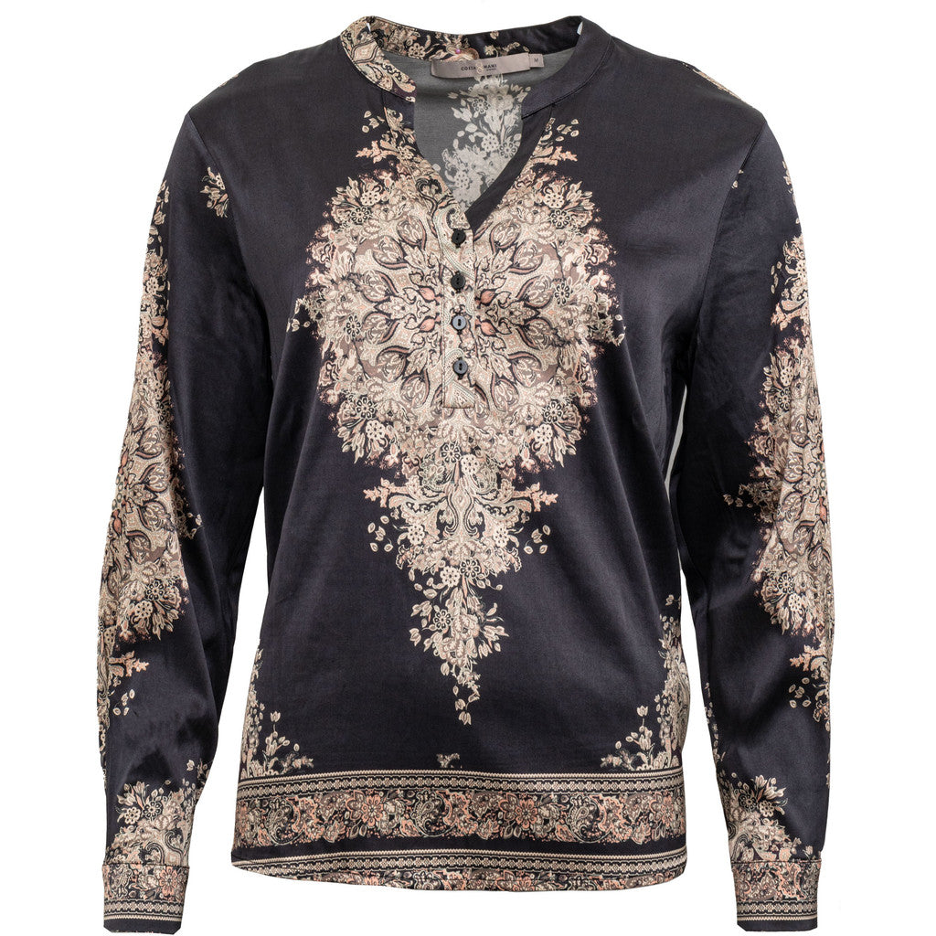 Costamani Beautii Shirt Shirts Black Flower