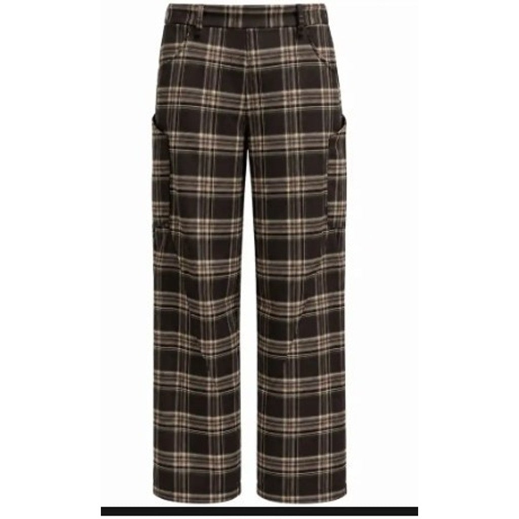 Costamani Check Pants Pants Choco