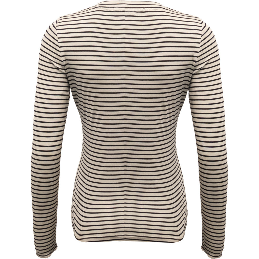 Costamani Clematis Embo Tee T-shirts Black / Sand Stripe