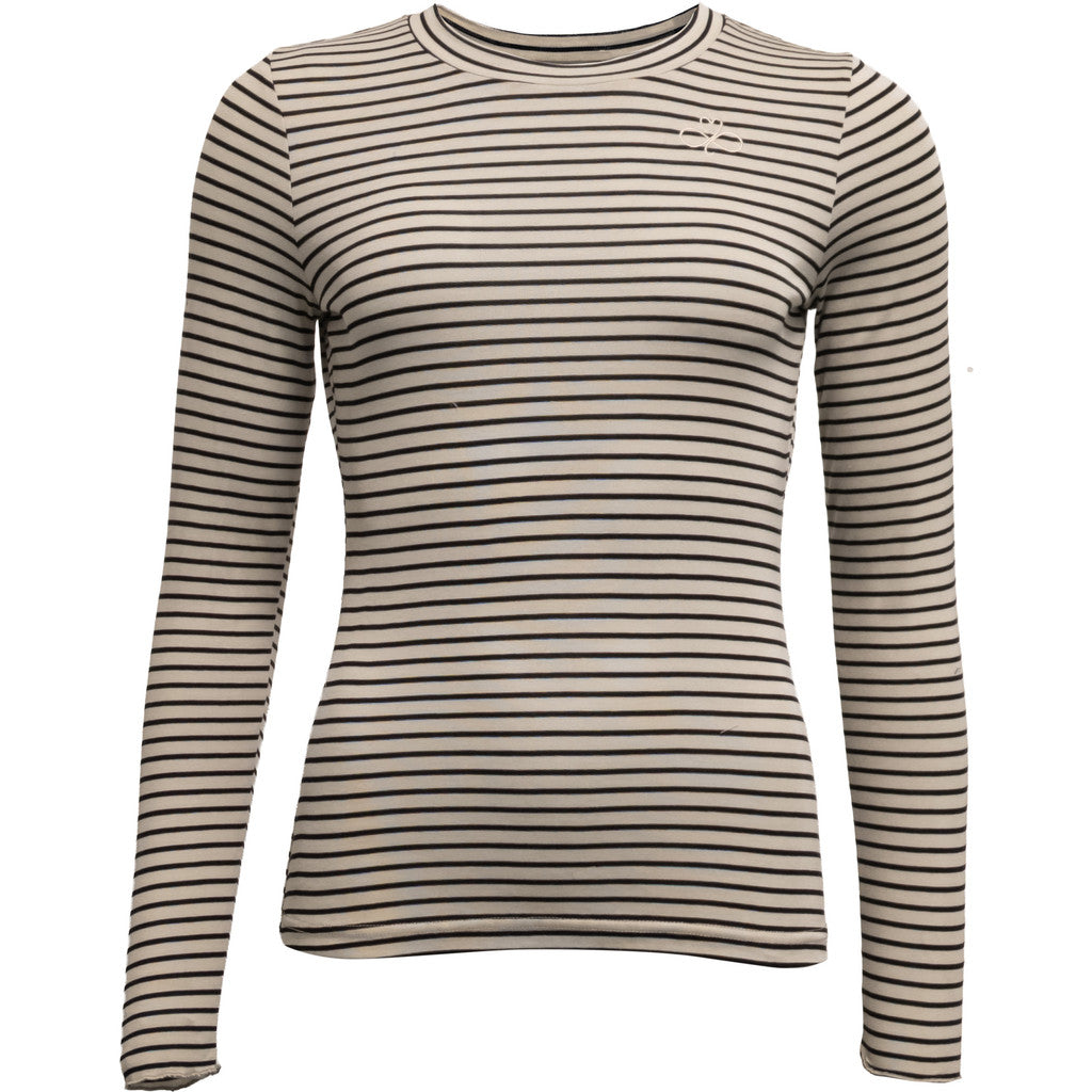 Costamani Clematis Embo Tee T-shirts Black / Sand Stripe