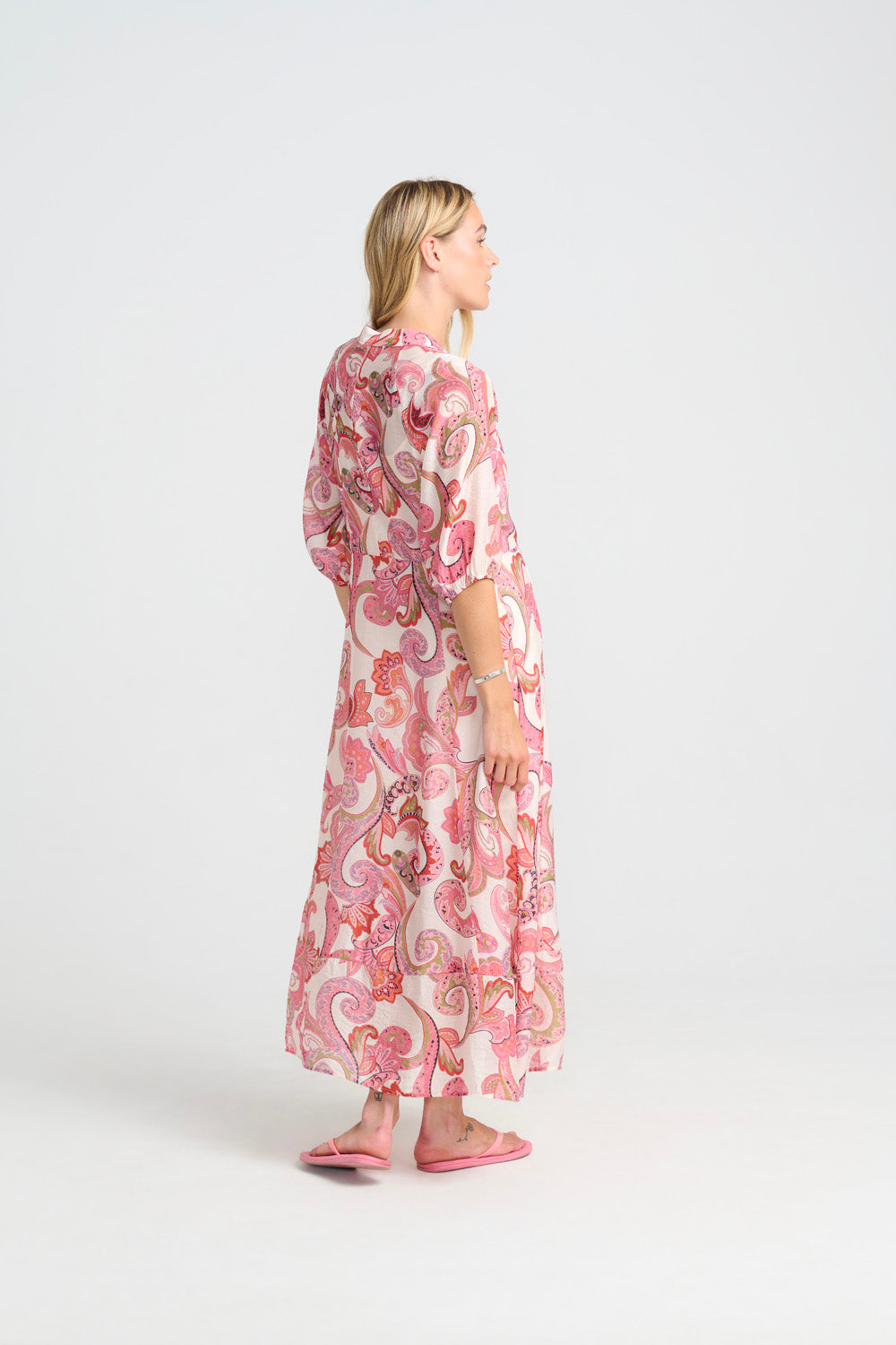 Costamani Daffodil Long Dress Dresses Pink flower