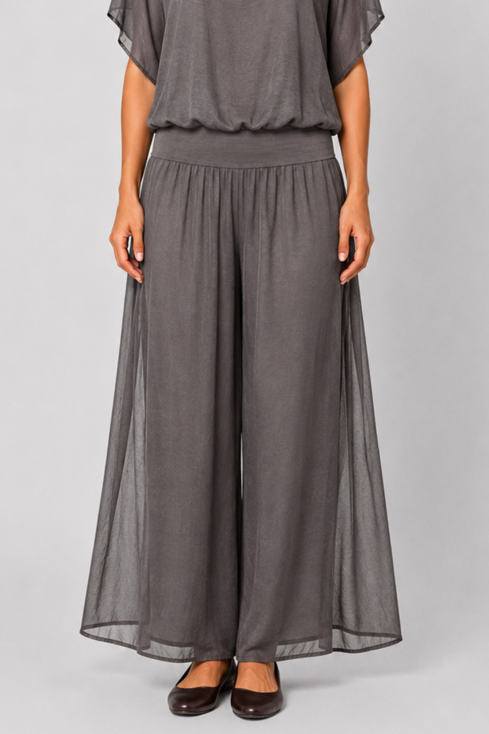 Silky Pants - Grey