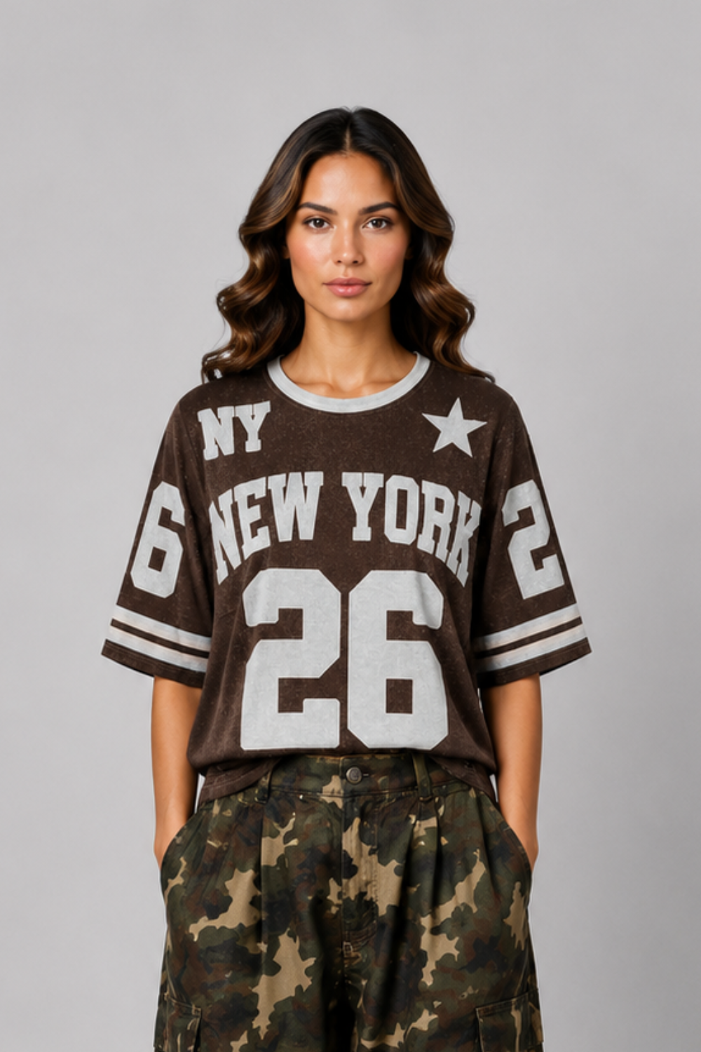 New York Tee - Choco