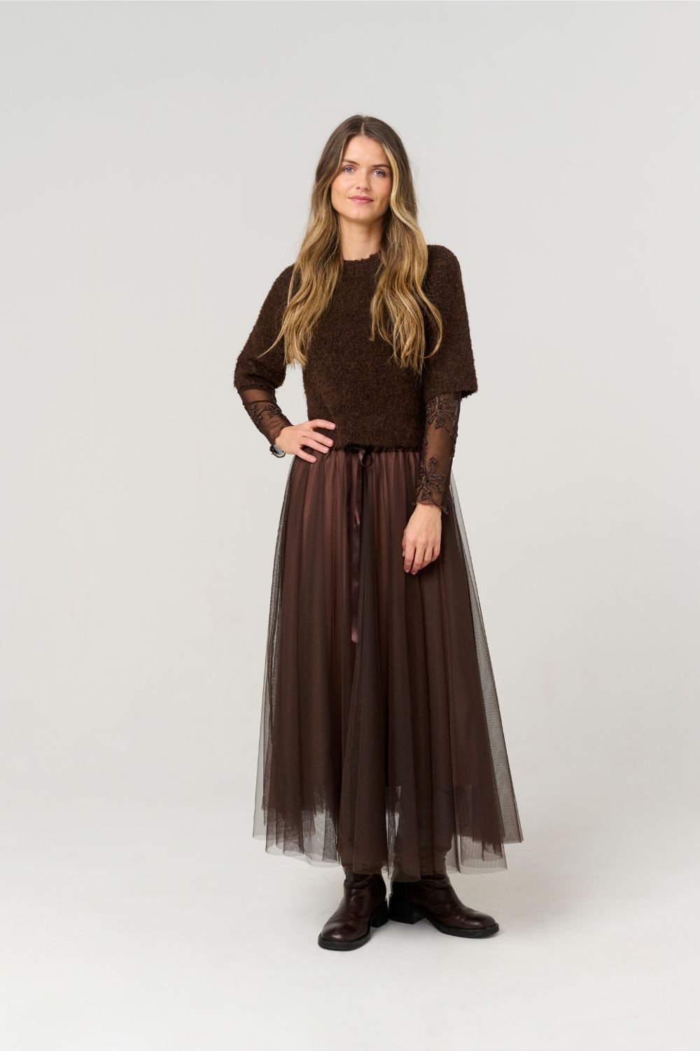 Costamani Dolche Skirt Skirts Choco