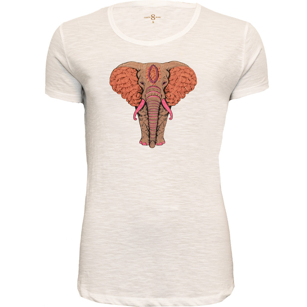 Costamani Elephant Tee T-shirts Coral Mix