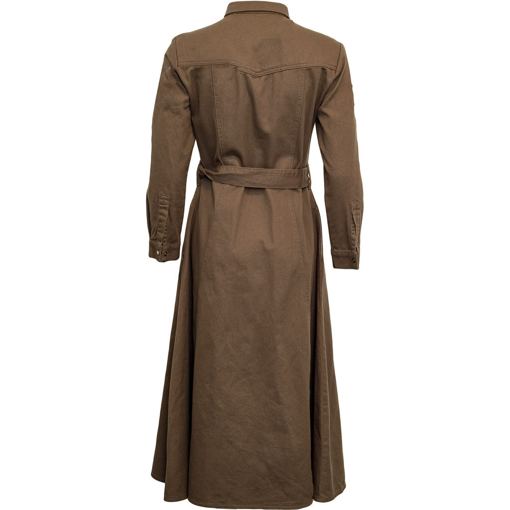 Costamani Foxy Solid Long Dress Dresses Army