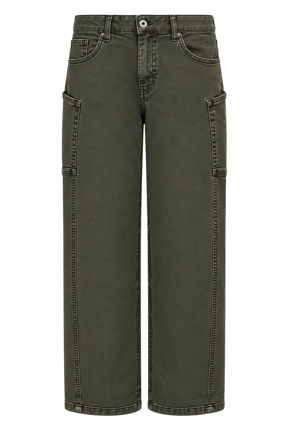 Costamani Freddy Solid Barrel Jeans Army