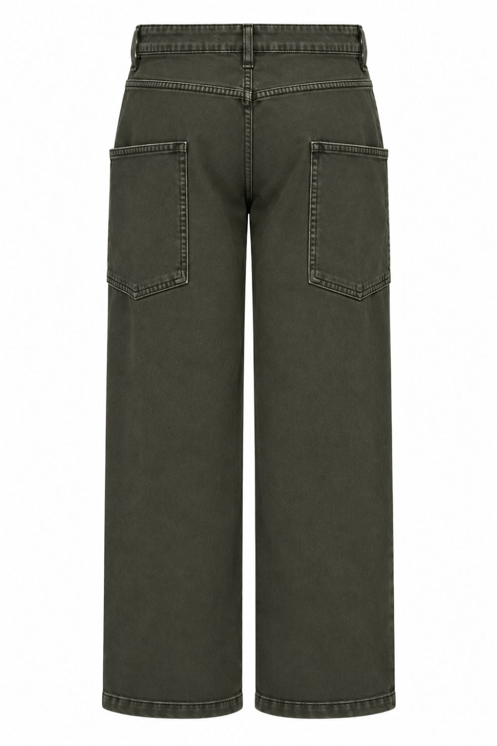 Costamani Freddy Solid Barrel Jeans Army