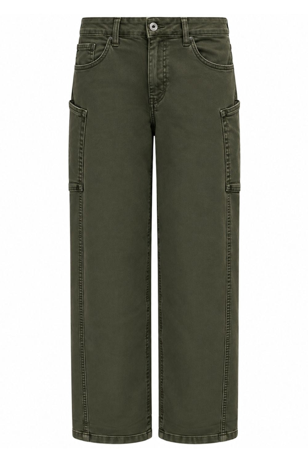 Costamani Freddy Solid Barrel Jeans Army