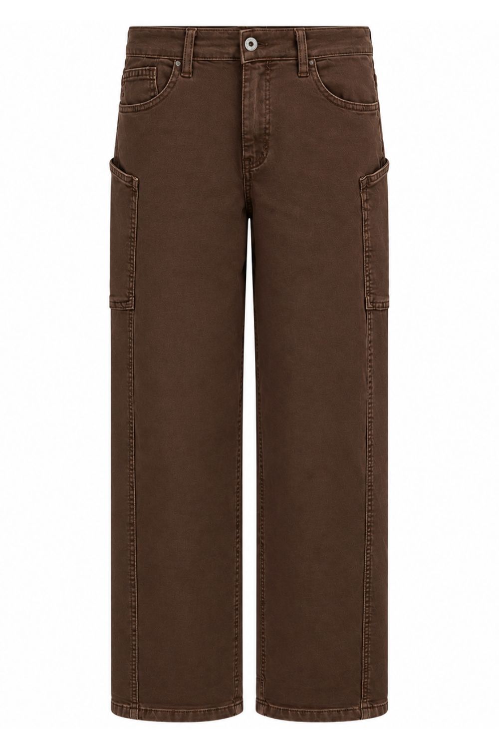 Costamani Freddy Solid Barrel Jeans Choco