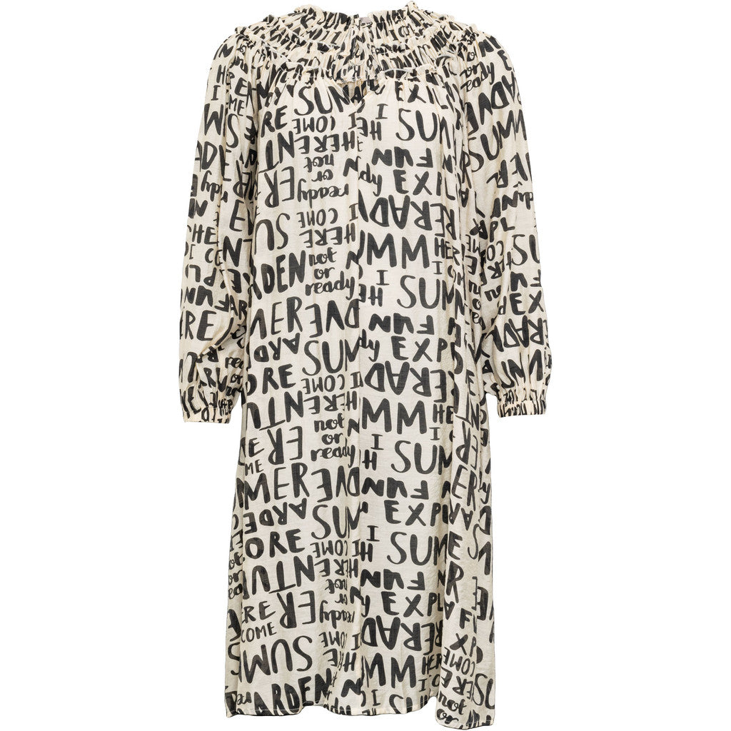 Costamani Lets Dress Dresses Black Letters