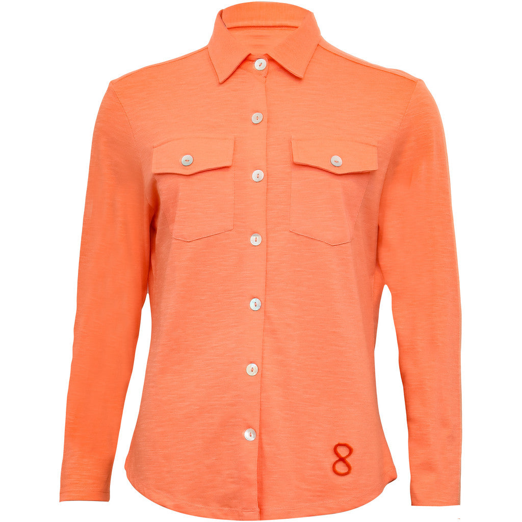 Costamani Logo Basic Shirt Shirts Coral