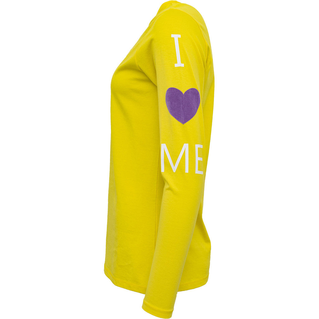 Costamani Love Me Tee T-shirts Yellow W/White