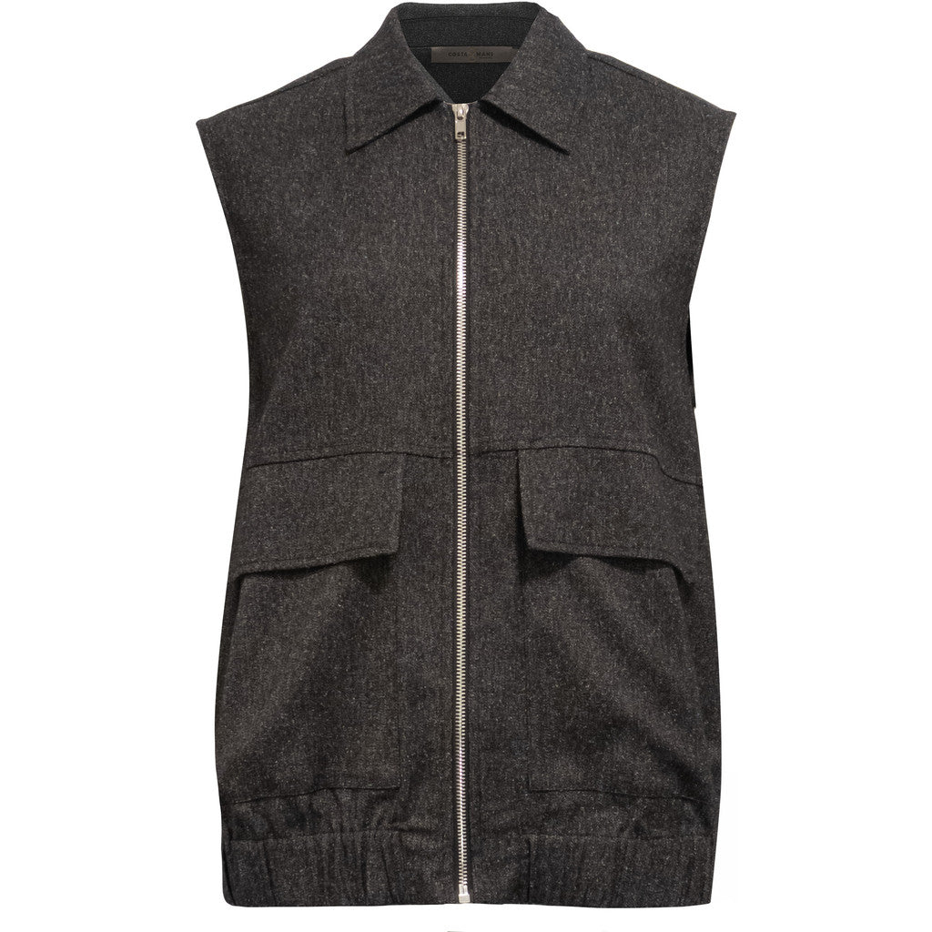 Costamani Minnelli Vest Kimonos/ Vest Dark grey