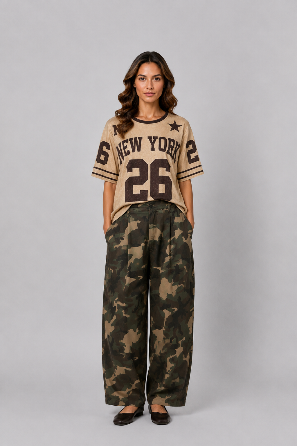 New York Tee - Sand