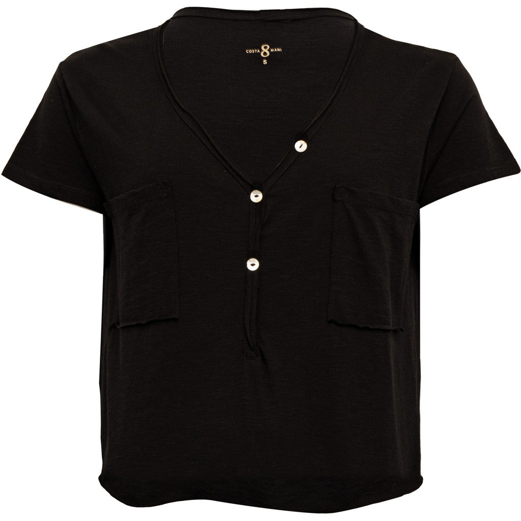 Costamani Pocket Tee T-shirts Black