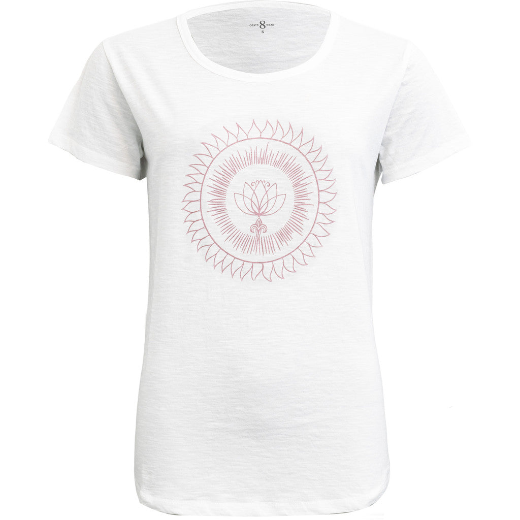 Costamani Preston Tee T-shirts White/Dusty Rose