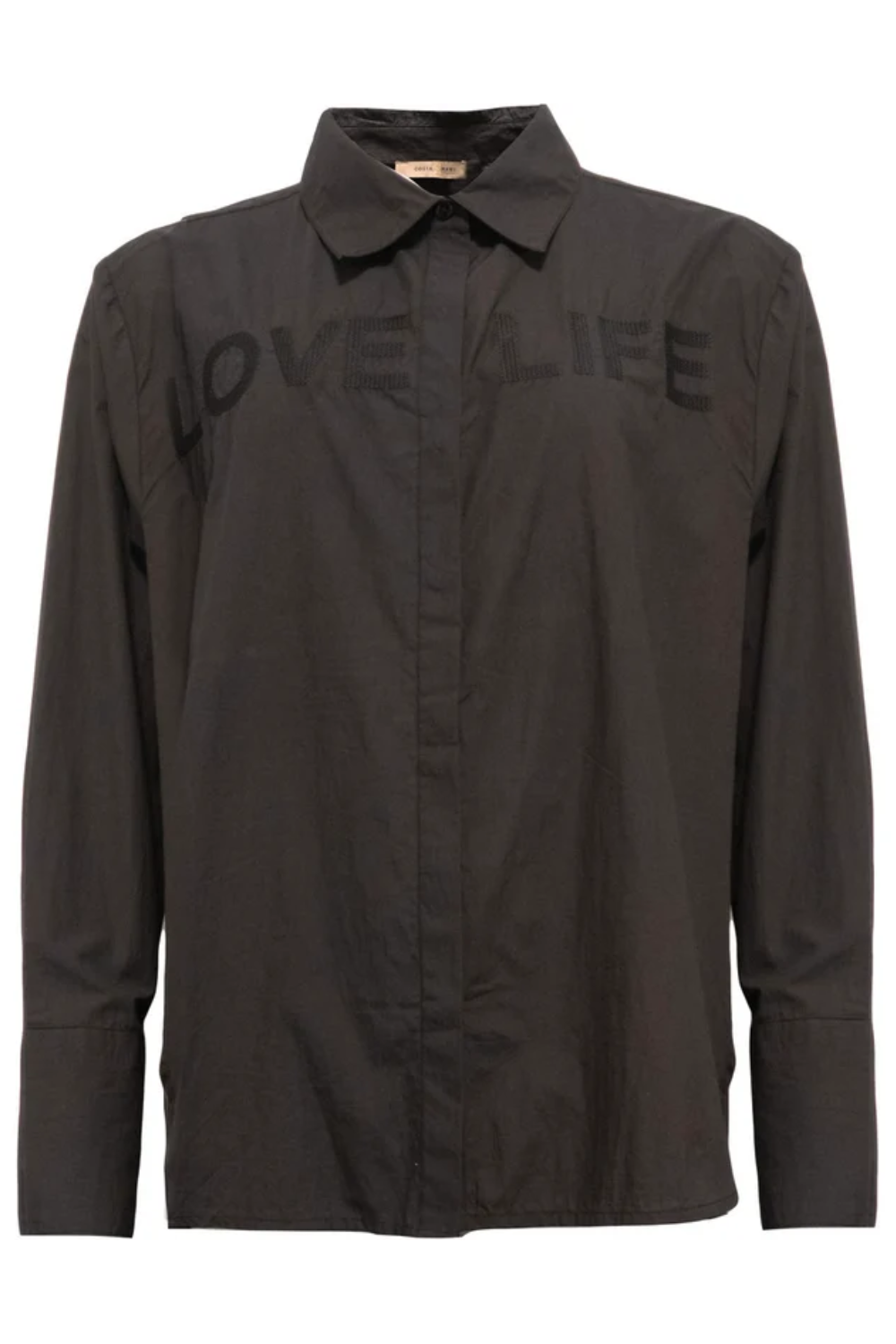 Letters Shirt - Black
