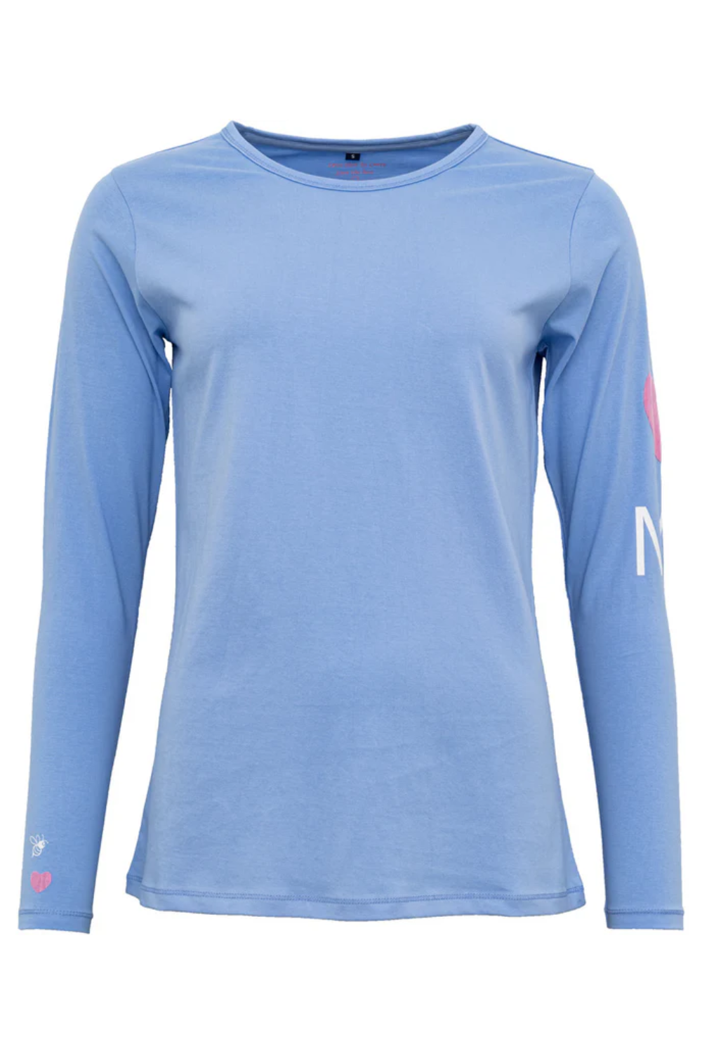 Love Me Tee - Blue W/White