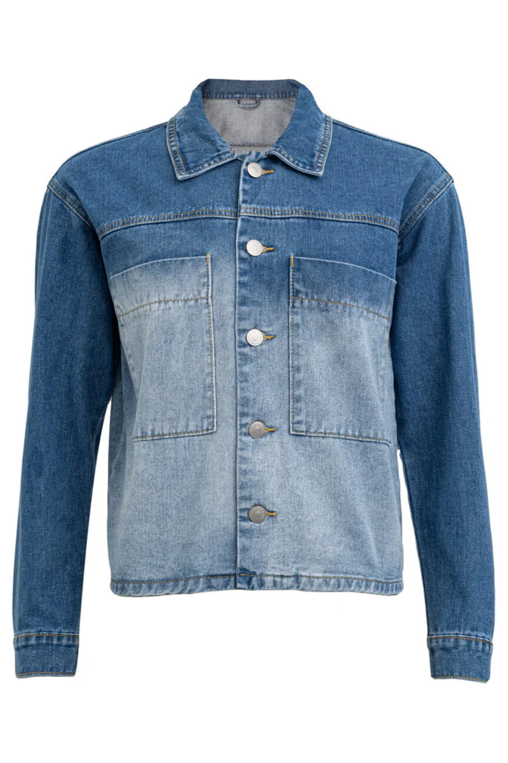 Blekt jeansjacka - Denim