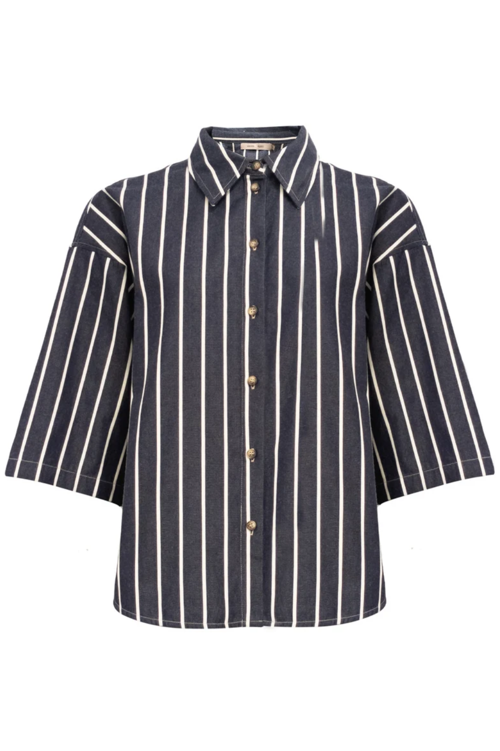 Milli Shirt - Blue/White Stripe Denim