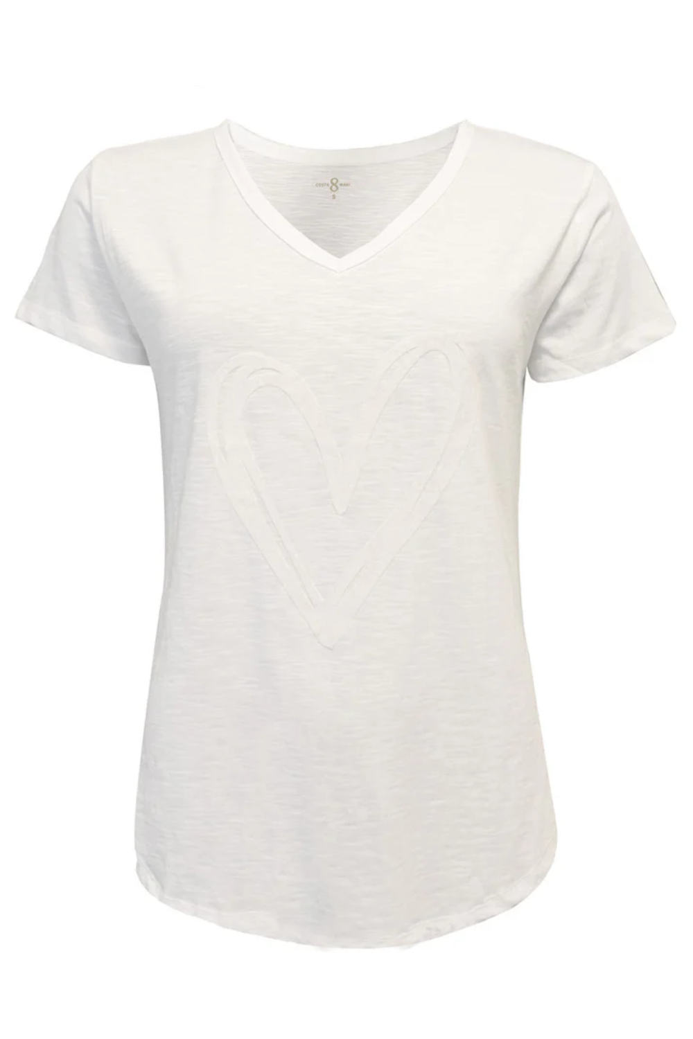 Heart Tee - White