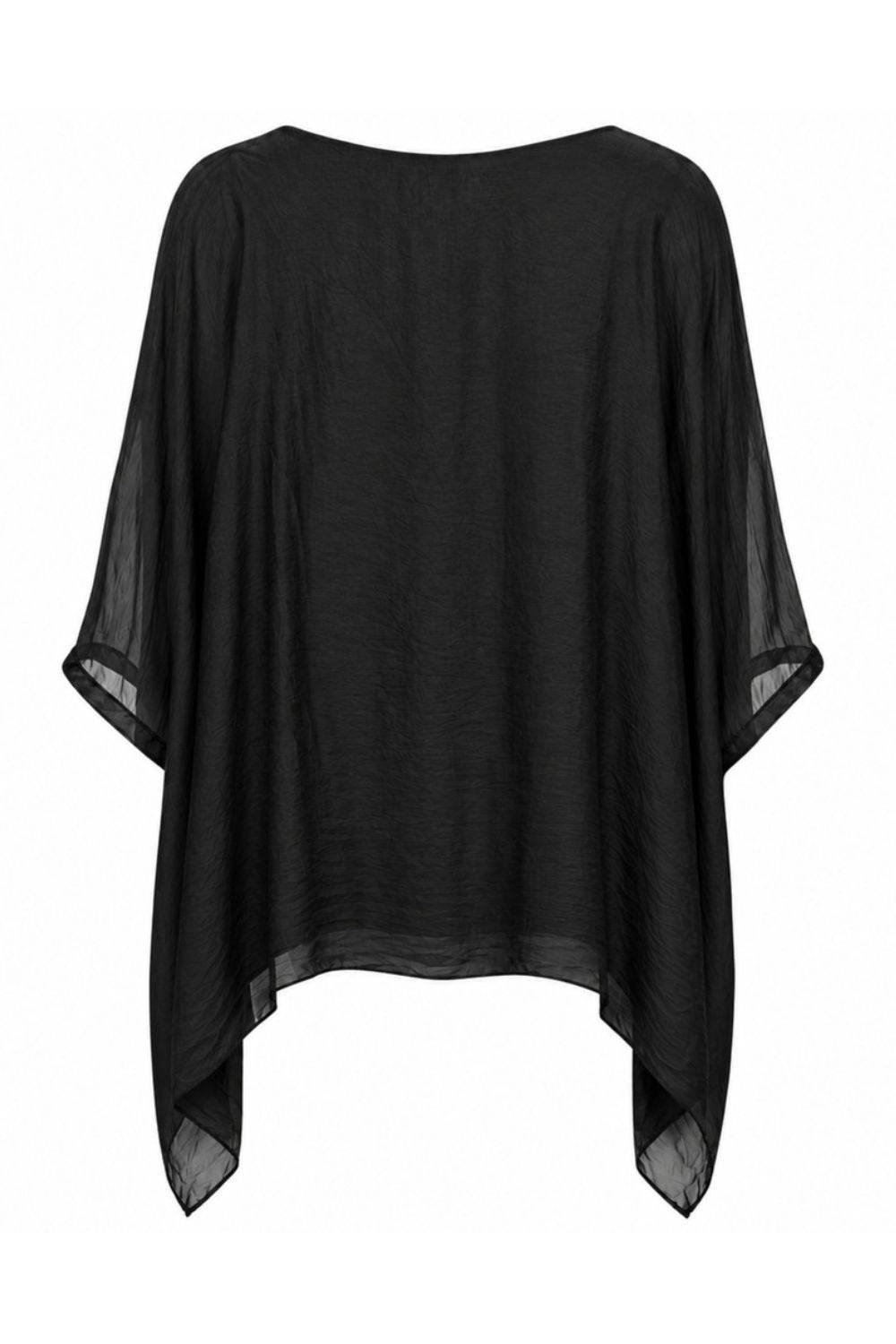 Costamani Silky bat Blouse Blouse Black