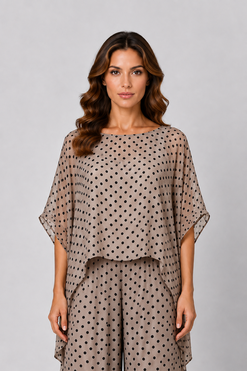 Costamani Silky bat Blouse Blouse Dot