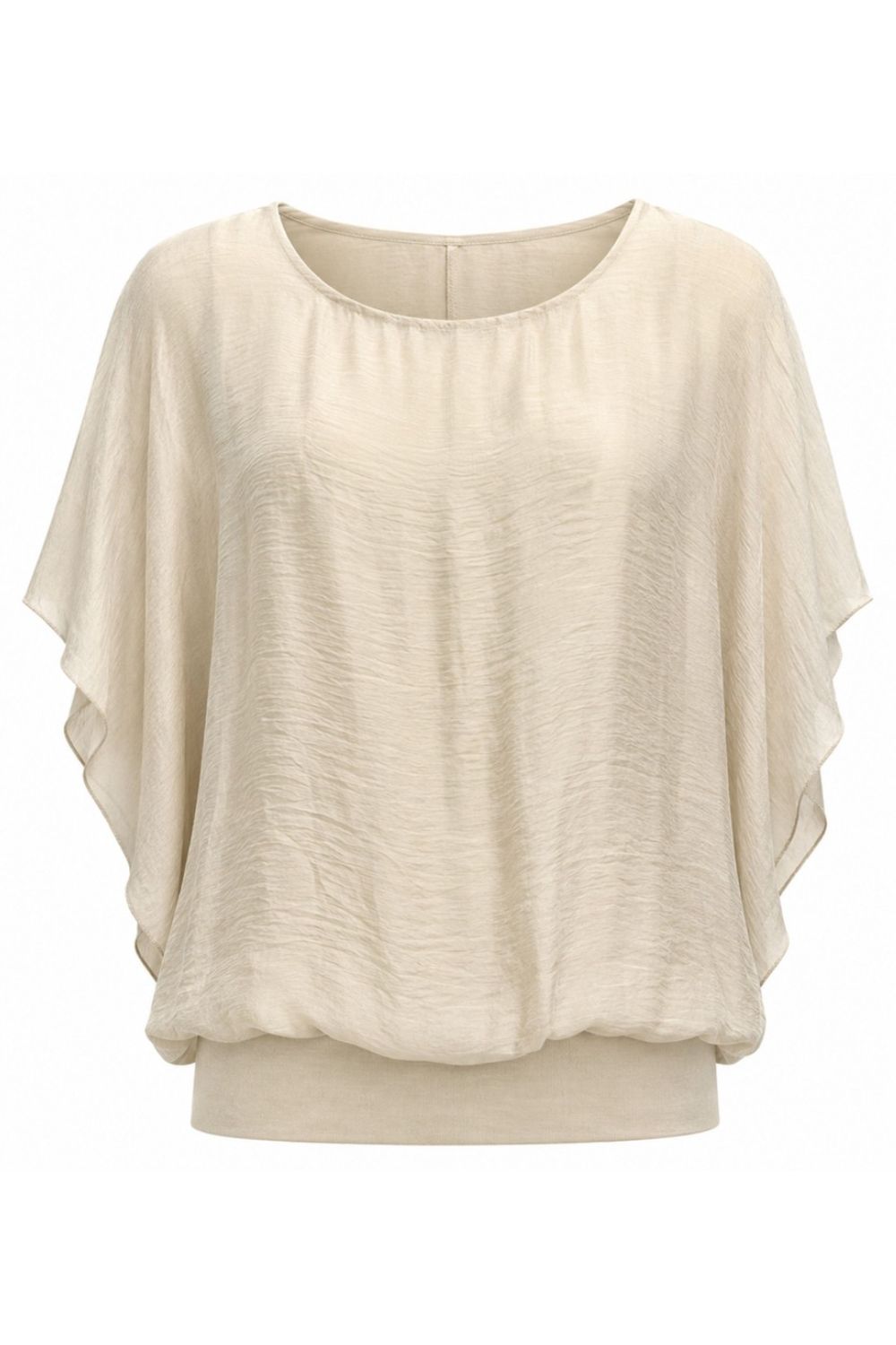 Costamani Silky ss Blouse Blouse Whisper