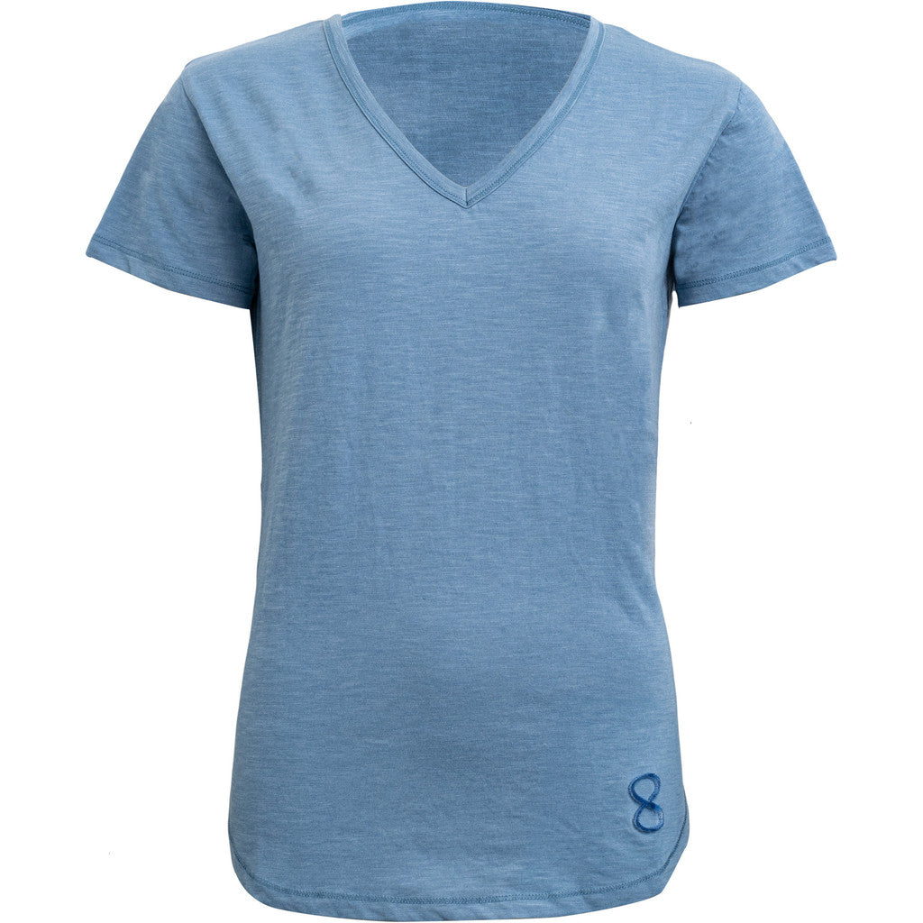 Costamani T-shirt logo v-neck T-shirts Blue Shadow