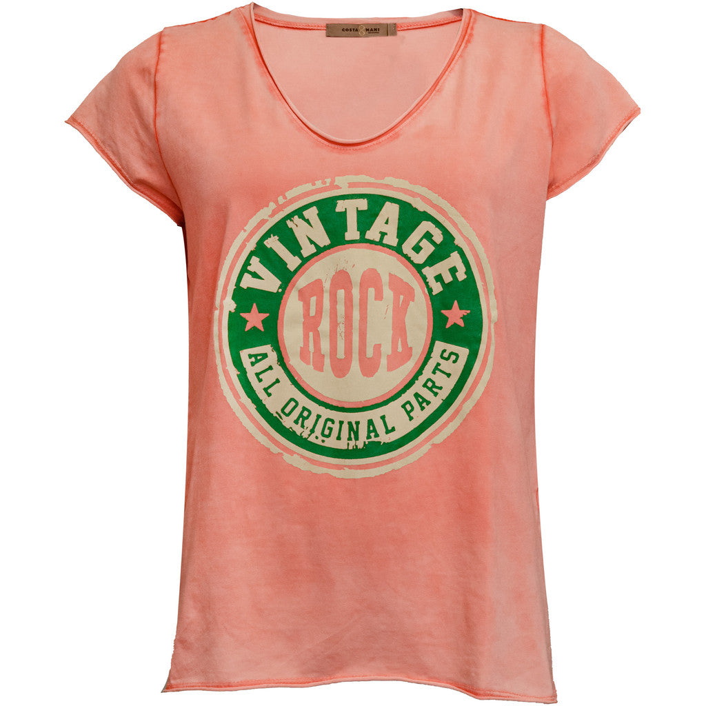Costamani Vintage Tee T-shirts Coral