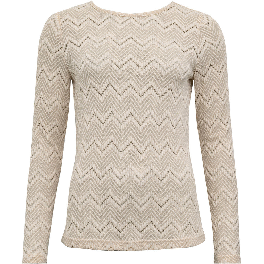 Costamani Zig Zag Blouse Blouse Sand