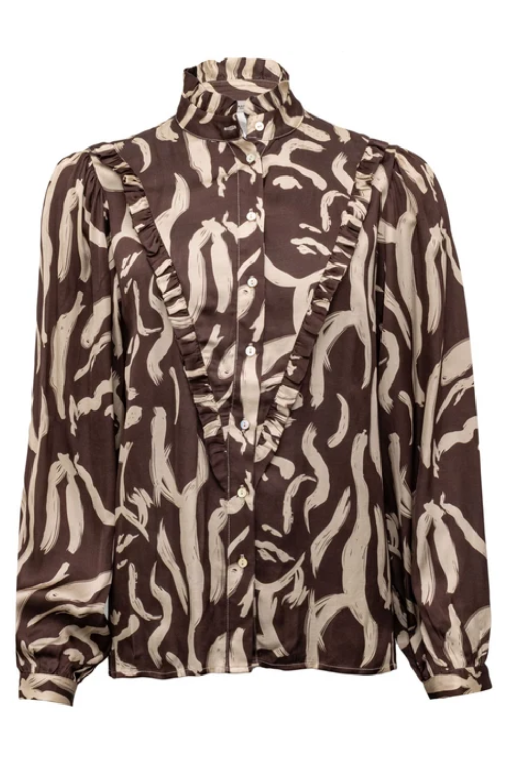 Face Shirt - Choco/Sand