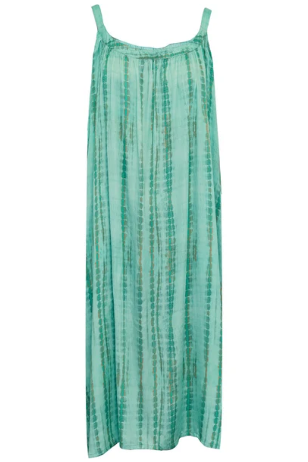 Bob Long Strap Dress - Aqua Mix