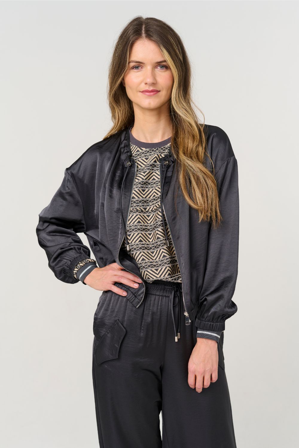 Clip Jacket - Dark grey