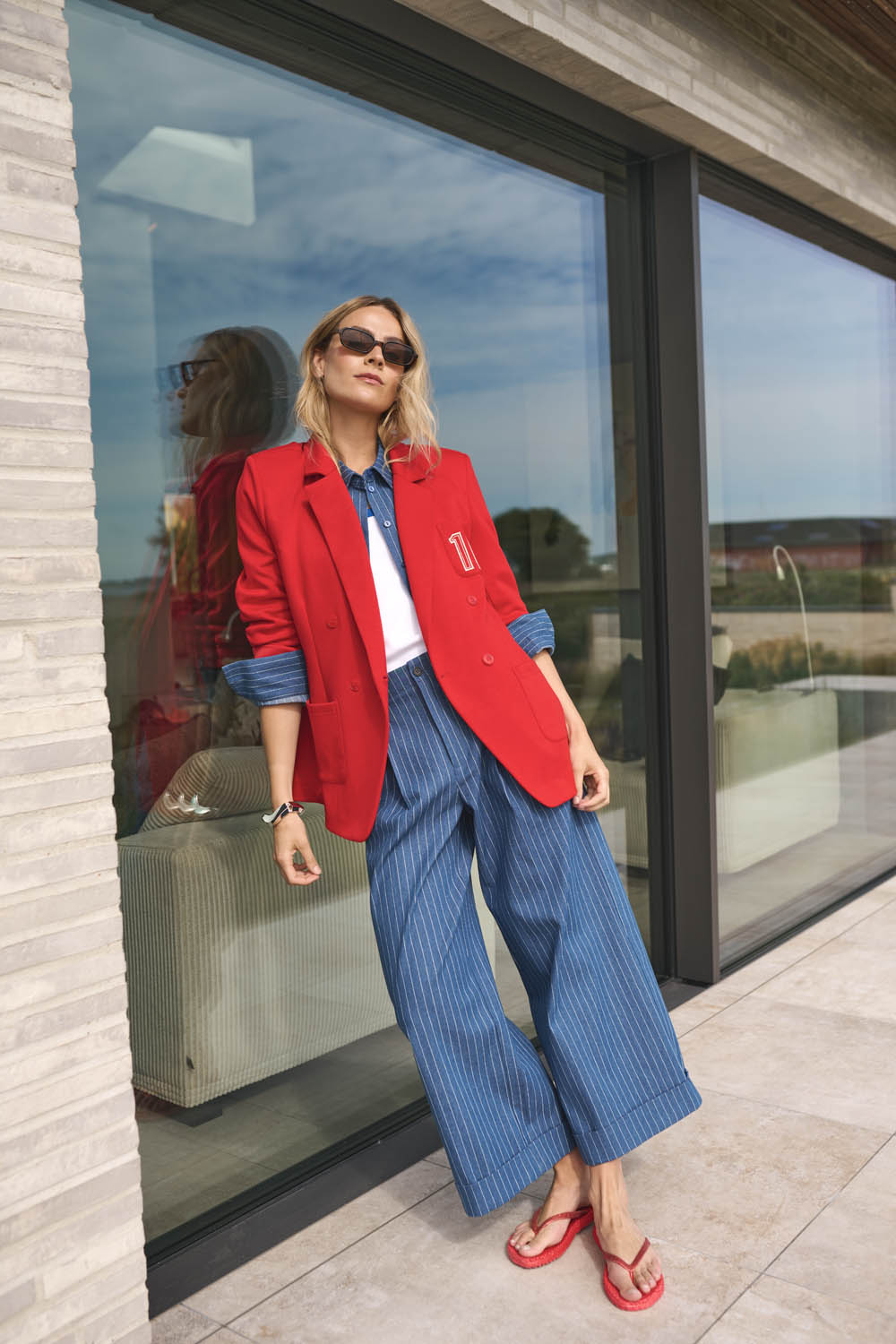 Foxglove Jeans - Denim Stripe